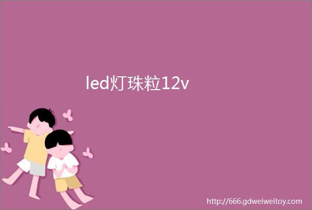 led灯珠粒12v