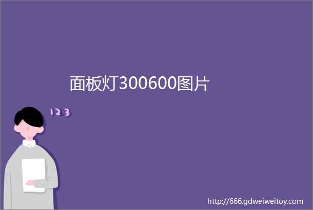 面板灯300600图片